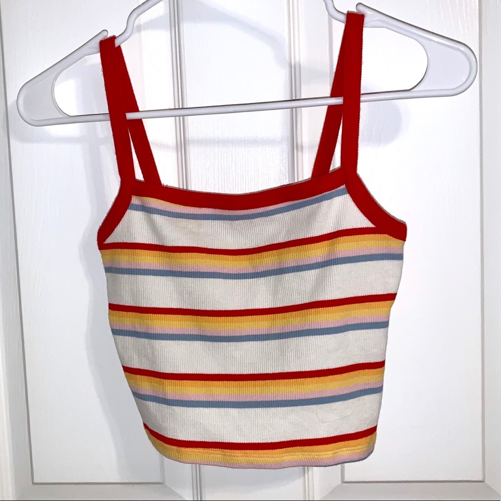 Striped Crop Top